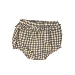 Quincy Mae Sea Green Gingham Bloomer 18-24 Months